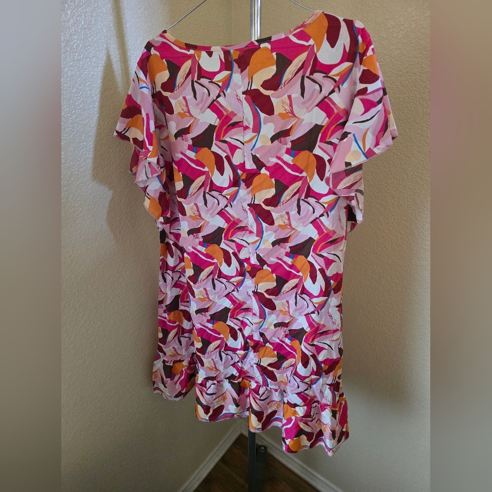 Shein Curve Pullover Short Sleeve Dress - Picture 2 of 3